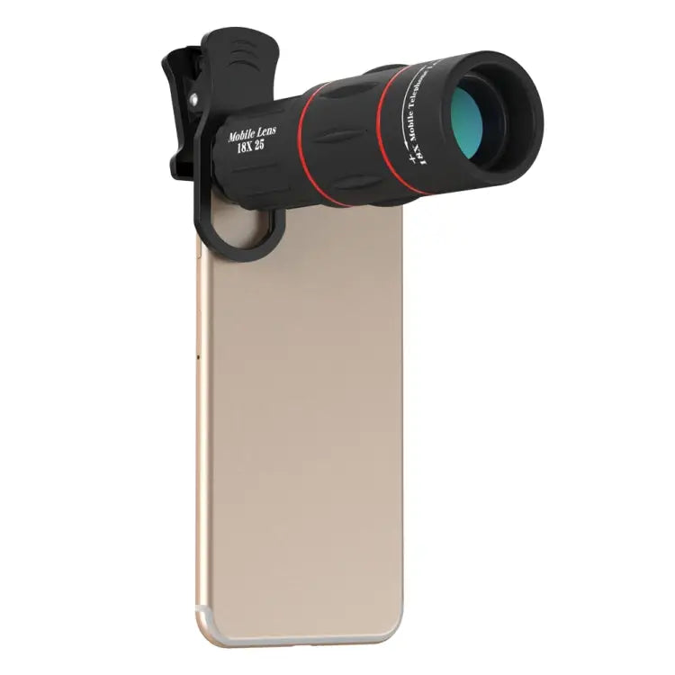 3 in 1 Universal 18X Telephoto Lens + Tripod Mount + Mobile Phone Clip APL-T18ZJ - APL-T18ZJ