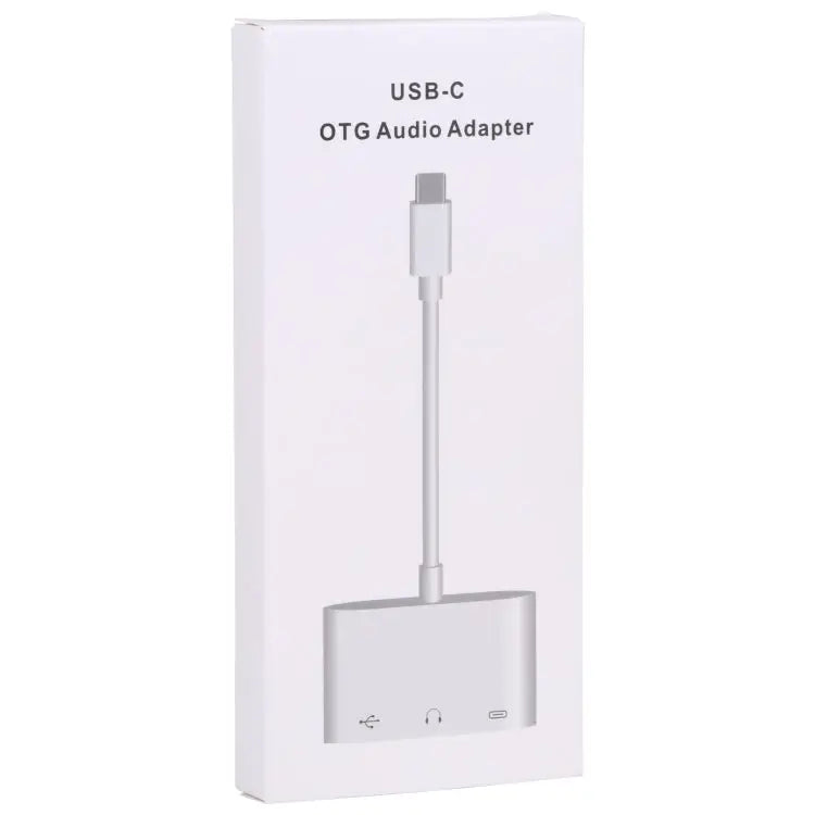 3 in 1 USB-C / Type-C Male to Type-C + USB + 3.5mm Female OTG Adapter 3 in 1 OTG Adapter - 3 in 1 OTG Adapter