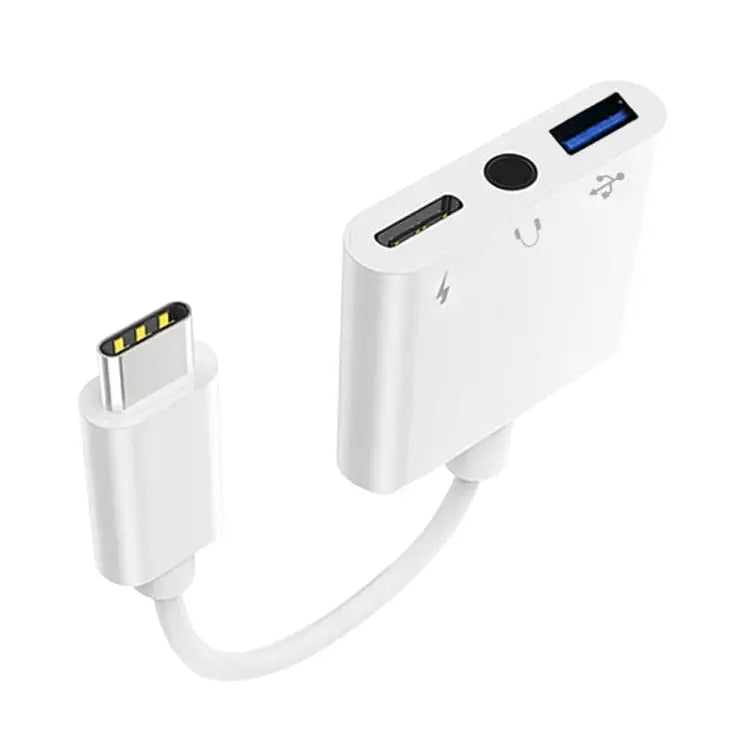 3 in 1 USB-C / Type-C Male to Type-C + USB + 3.5mm Female OTG Adapter 3 in 1 OTG Adapter - 3 in 1 OTG Adapter