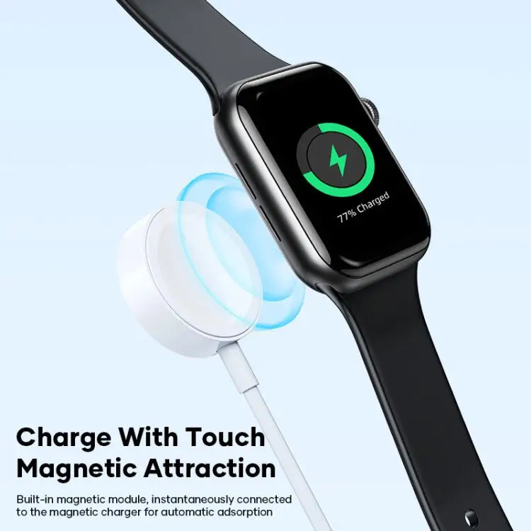 3 in 1 USB-C / Type-C to 8 Pin + USB-C / Type-C + Magnetic Watch Wireless Charger Data Cable Cable Length: 1.2m - 3 in 1