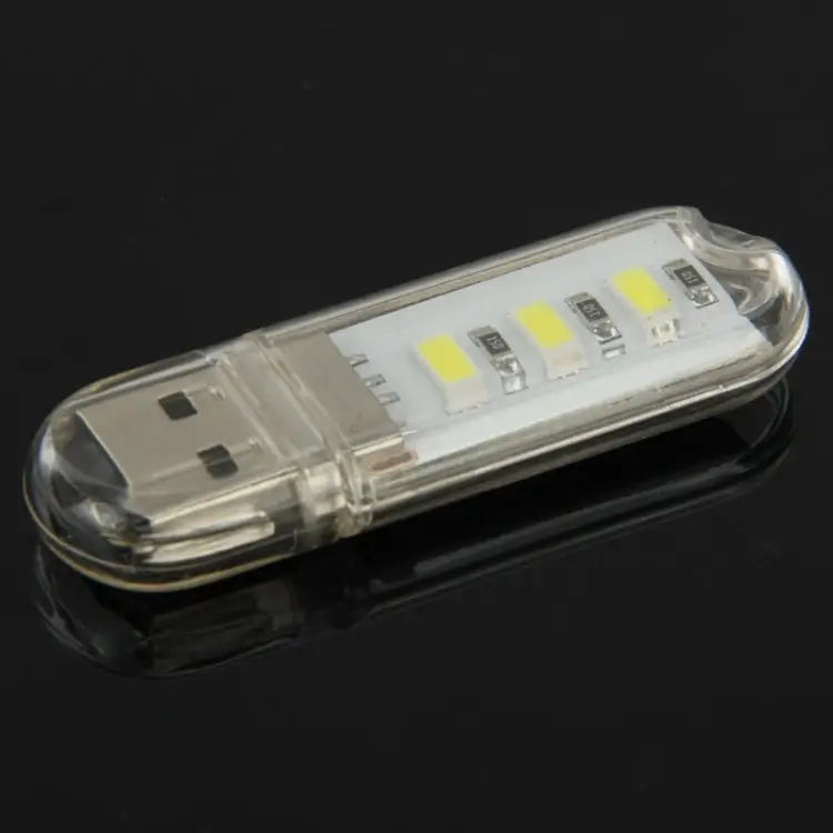 3 LED SMD 5630 1.5W USB Flash Disk Style USB Light Lamp White Light Green Light Warm White Light