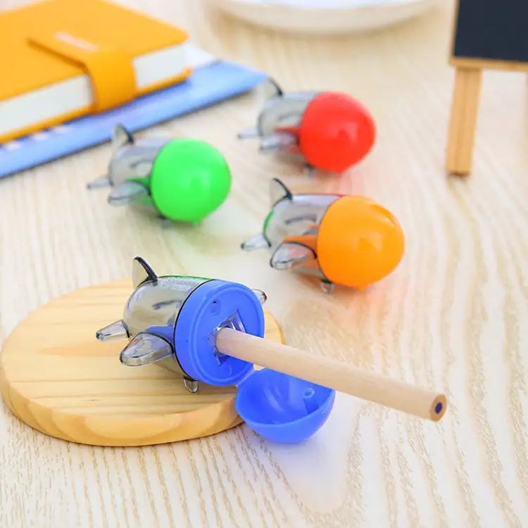 3 PCS Creative Cute Small Aircraft Style Pencil Sharpeners Mechanical Machine School Stationery Office Supplies Random