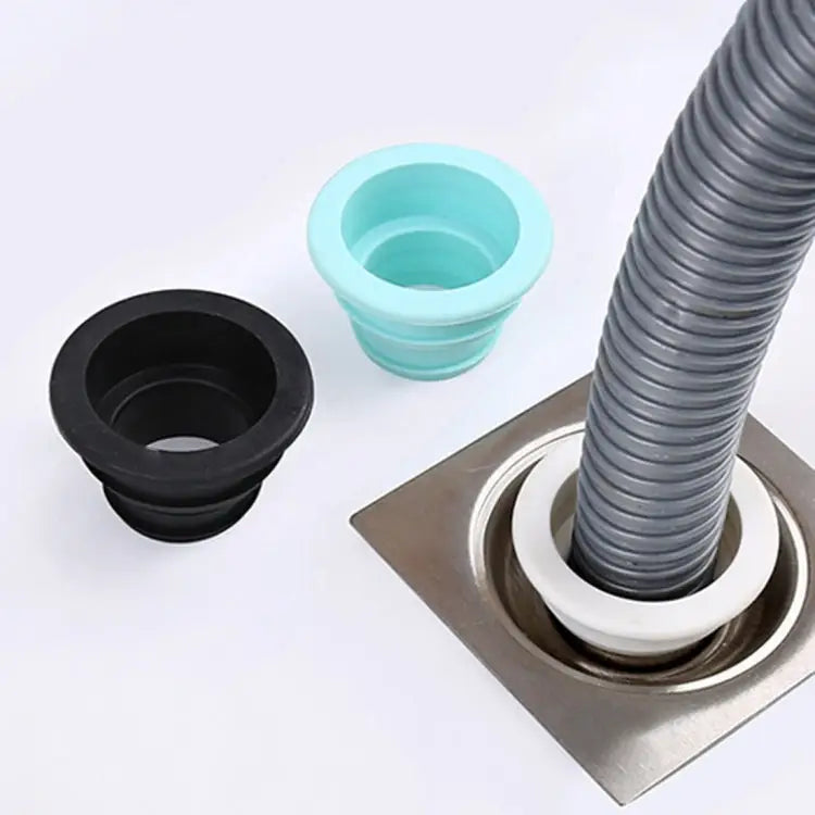 3 PCS Sewer Lengthen Odor-resistant Silicone Joint Kitchen Plumbing Sewer Drain Sealing Plug Random Color Delivery