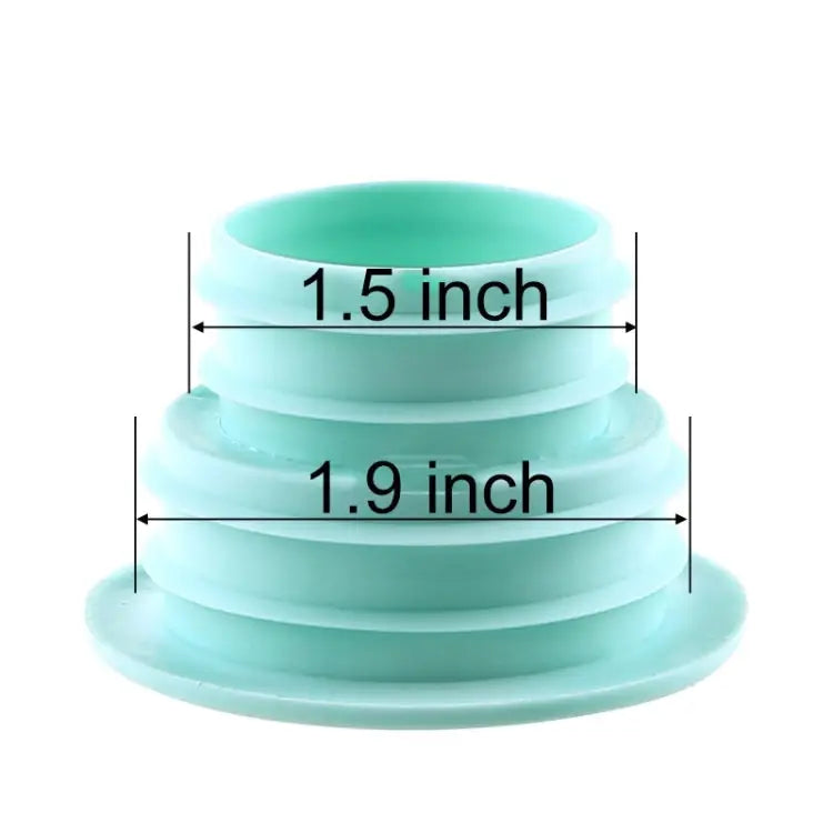 3 PCS Sewer Lengthen Odor-resistant Silicone Joint Kitchen Plumbing Sewer Drain Sealing Plug Random Color Delivery