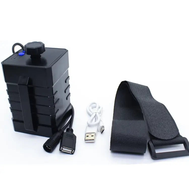 3 Sections 18650/26650 IPX7 Waterproof Battery Box with 12v Round Head & 5v USB Connector Output Voltage