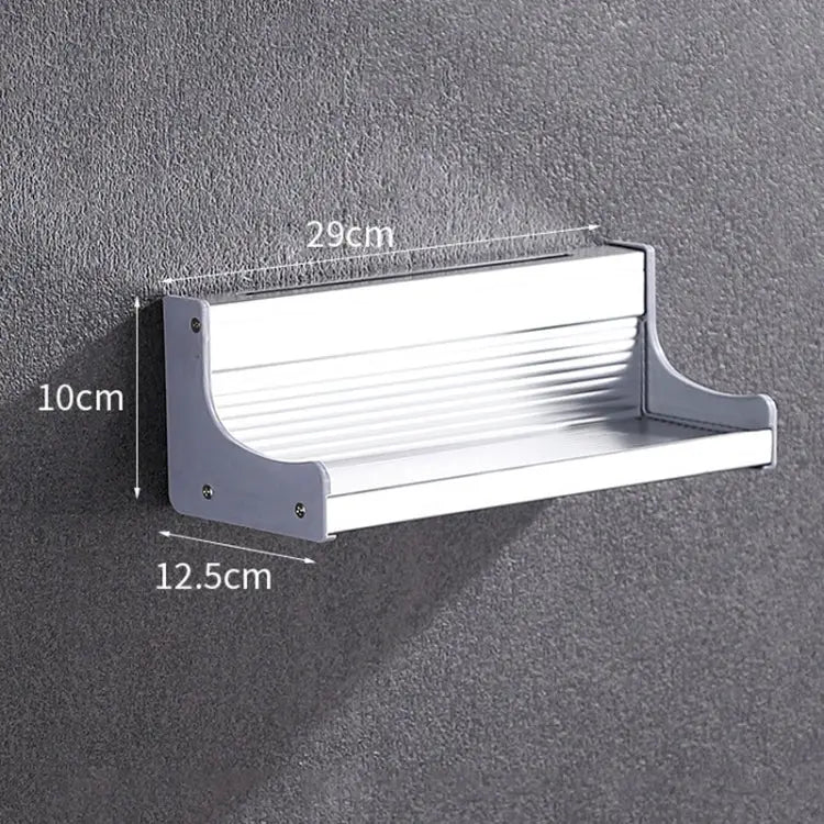 30cm Multi-function Kitchen Punching Wall-mounted Aluminum Condiment Storage Rack 30cm Punching - 30cm Punching