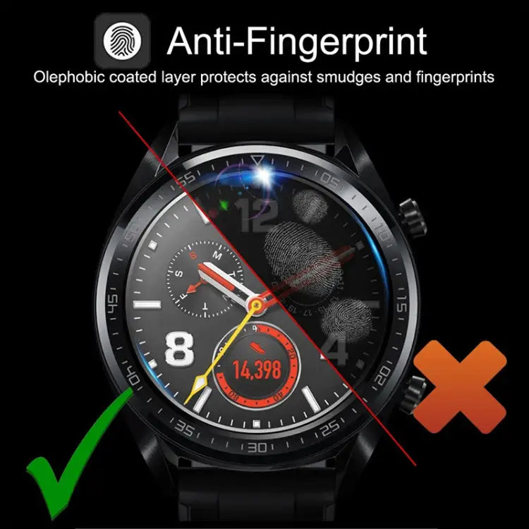 31mm Diametral Universal Tempered Glass Film for Galaxy LG Sony Huawei Garmin 31mm - 31mm