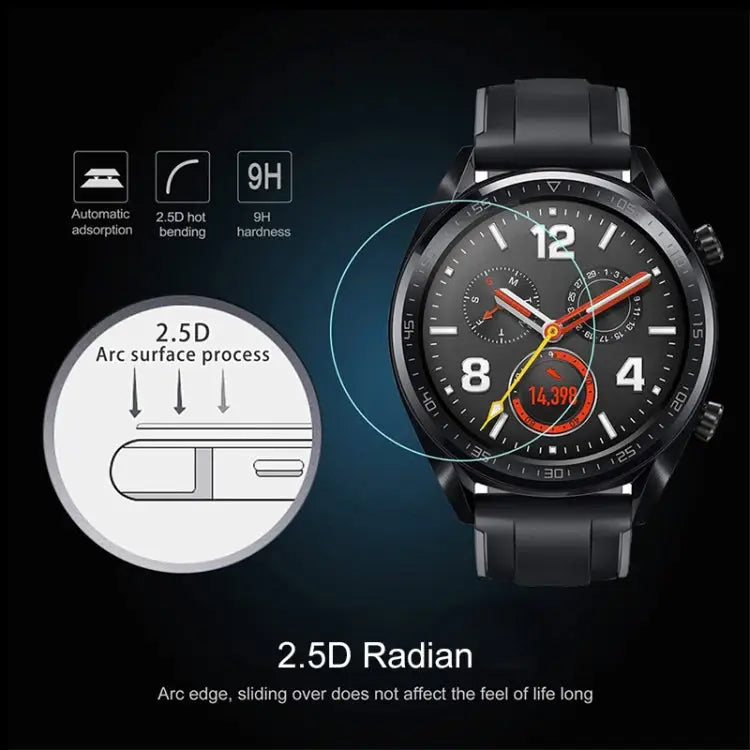31mm Diametral Universal Tempered Glass Film for Galaxy LG Sony Huawei Garmin 31mm - 31mm
