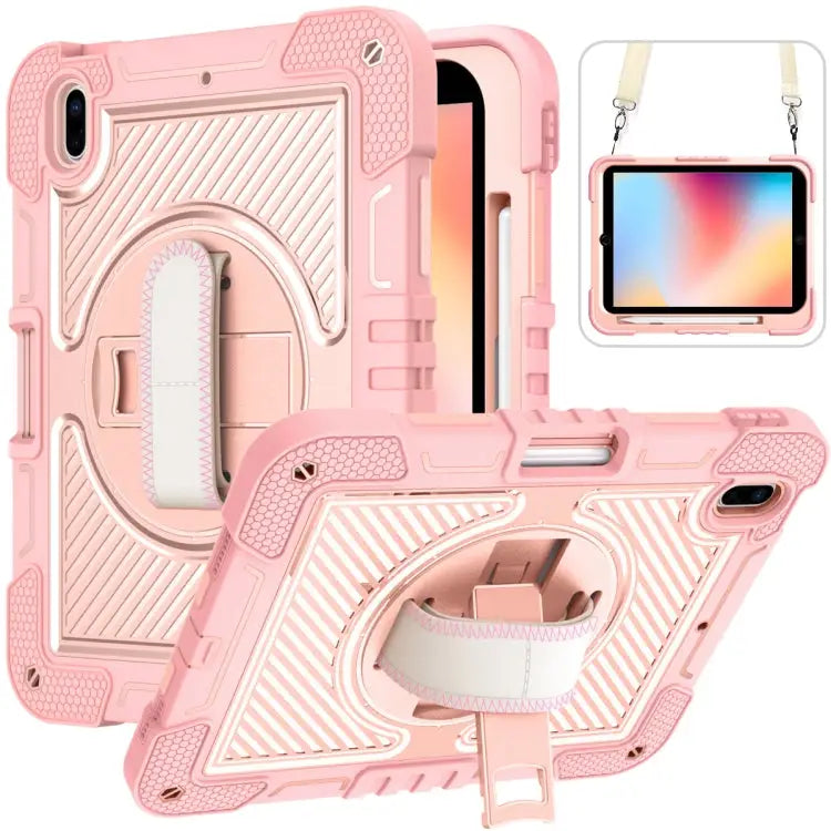 360 Degree Rotation Contrast Color Shockproof Silicone + PC Tablet Case For iPad 10th Gen 10.9 2022 - For iPad 10th Gen