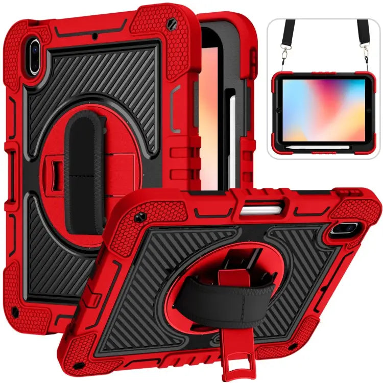 360 Degree Rotation Contrast Color Shockproof Silicone + PC Tablet Case For iPad 10th Gen 10.9 2022 - For iPad 10th Gen