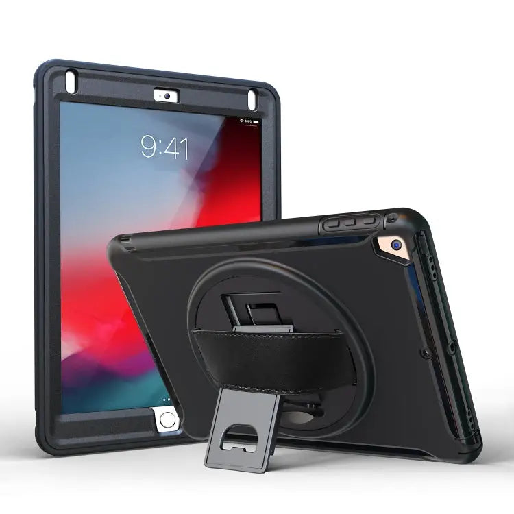 360 Degree Rotation PC + TPU Protective Cover with Holder & Hand Strap For iPad Pro 10.5 inch For iPad mini (2019) &