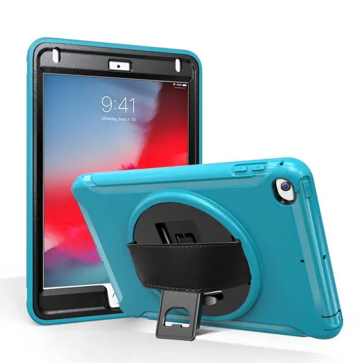 360 Degree Rotation PC + TPU Protective Cover with Holder & Hand Strap For iPad Pro 10.5 inch For iPad mini (2019) &