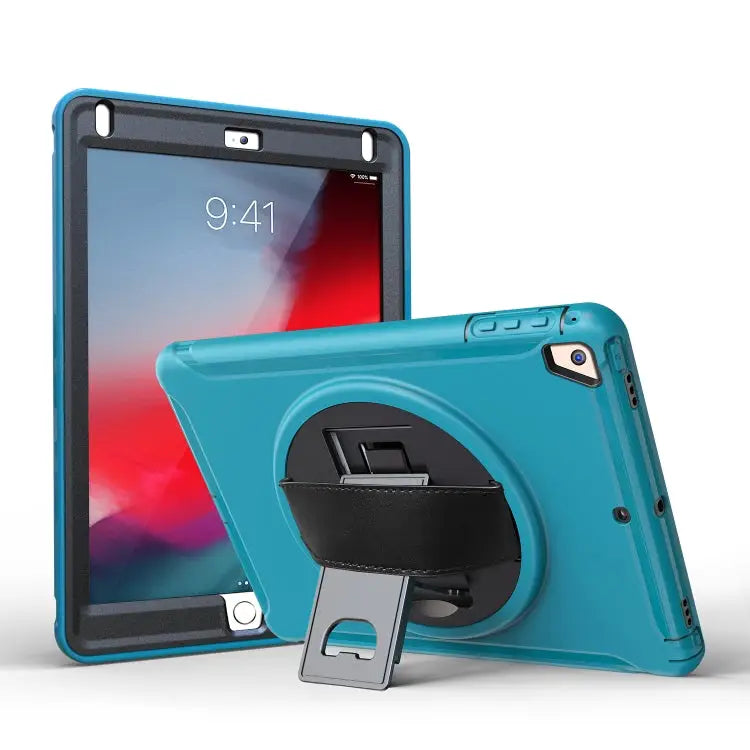 360 Degree Rotation PC + TPU Protective Cover with Holder & Hand Strap For iPad Pro 10.5 inch For iPad mini (2019) &