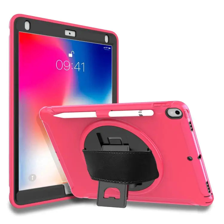 360 Degree Rotation PC + TPU Protective Cover with Holder & Hand Strap For iPad Pro 10.5 inch For iPad mini (2019) &