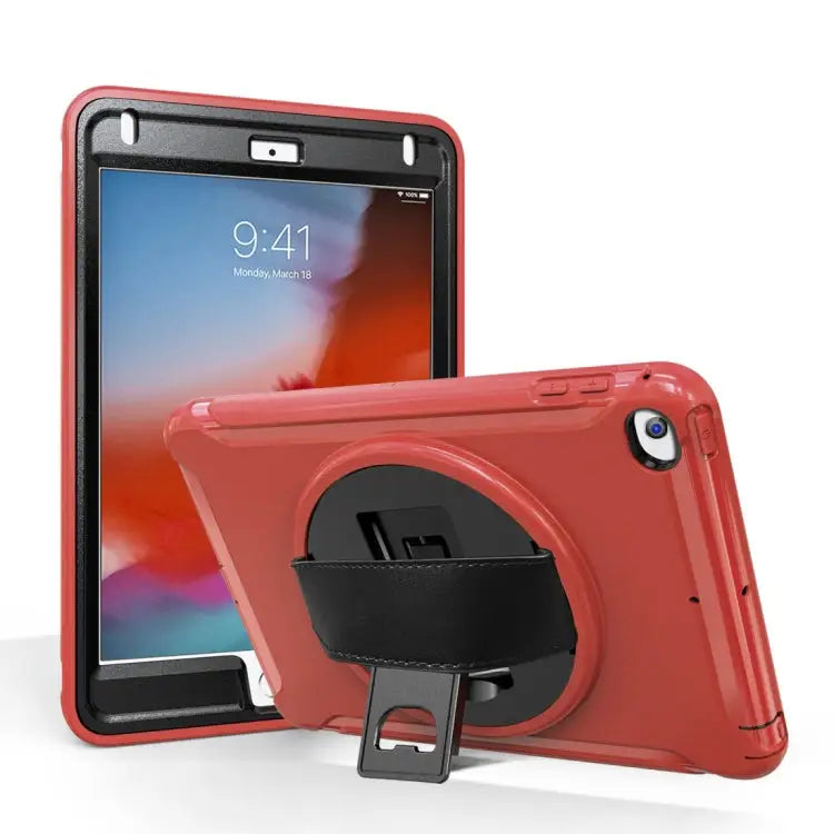 360 Degree Rotation PC + TPU Protective Cover with Holder & Hand Strap For iPad Pro 10.5 inch For iPad mini (2019) &