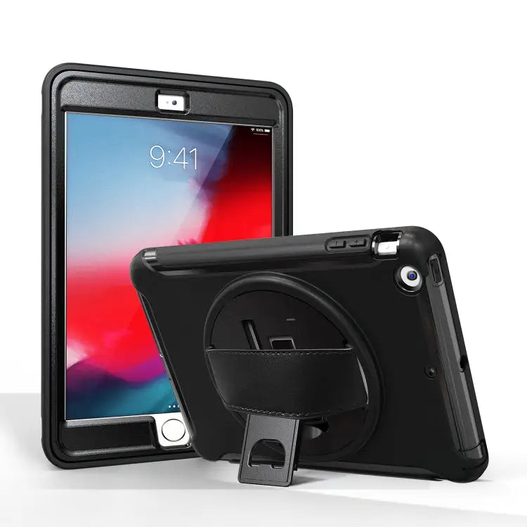 360 Degree Rotation PC + TPU Protective Cover with Holder & Hand Strap For iPad Pro 10.5 inch For iPad mini (2019) &