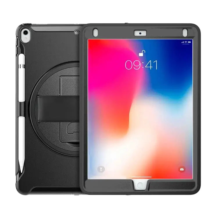 360 Degree Rotation PC + TPU Protective Cover with Holder & Hand Strap For iPad Pro 10.5 inch For iPad mini (2019) &