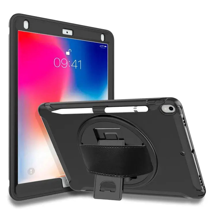 360 Degree Rotation PC + TPU Protective Cover with Holder & Hand Strap For iPad Pro 10.5 inch For iPad mini (2019) &