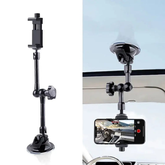 37cm Single Suction Cup Articulating Friction Magic Arm Phone Clamp Mount - 37cm