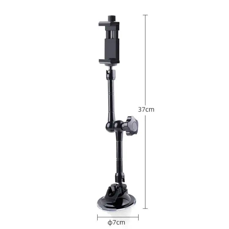 37cm Single Suction Cup Articulating Friction Magic Arm Phone Clamp Mount - 37cm