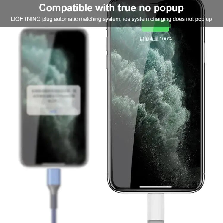 3A 3 in 1 USB to Type-C / 8 Pin / Micro USB Fast Charging Cable Cable Length: 1.2m - White