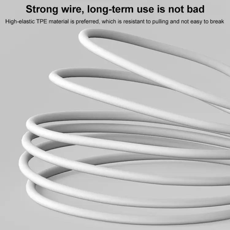 3A 3 in 1 USB to Type-C / 8 Pin / Micro USB Fast Charging Cable Cable Length: 1.2m - White