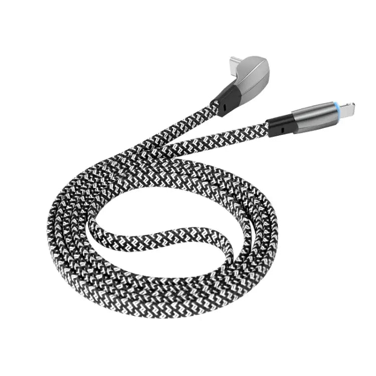 3A USB-C/Type-C to 8 Pin Elbow Fast Charge Data Cable 3A Type-C to 8 Pin 1.2m 3A Type-C to 8 Pin 2m - Apple Accessories