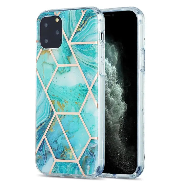3D Electroplating Marble Pattern TPU Protective Case For iPhone 11 For iPhone 11 Pro For iPhone 11 Pro Max For iPhone