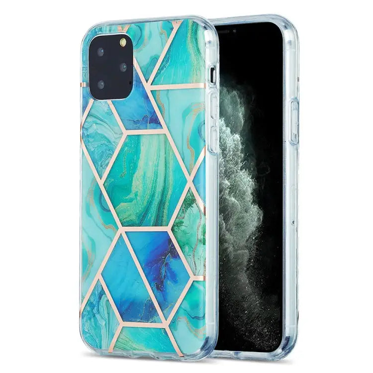 3D Electroplating Marble Pattern TPU Protective Case For iPhone 11 For iPhone 11 Pro For iPhone 11 Pro Max For iPhone