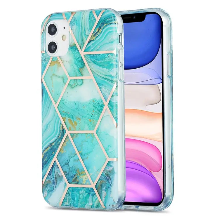 3D Electroplating Marble Pattern TPU Protective Case For iPhone 11 For iPhone 11 Pro For iPhone 11 Pro Max For iPhone