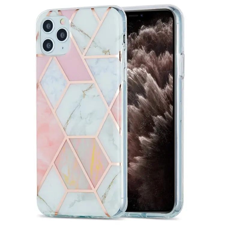 3D Electroplating Marble Pattern TPU Protective Case For iPhone 11 For iPhone 11 Pro For iPhone 11 Pro Max For iPhone