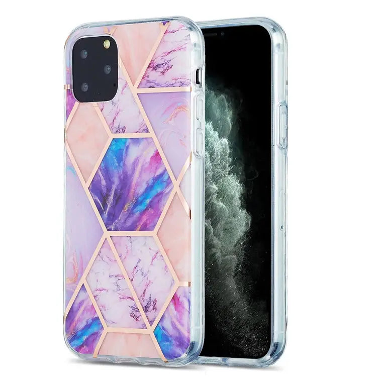 3D Electroplating Marble Pattern TPU Protective Case For iPhone 11 For iPhone 11 Pro For iPhone 11 Pro Max For iPhone