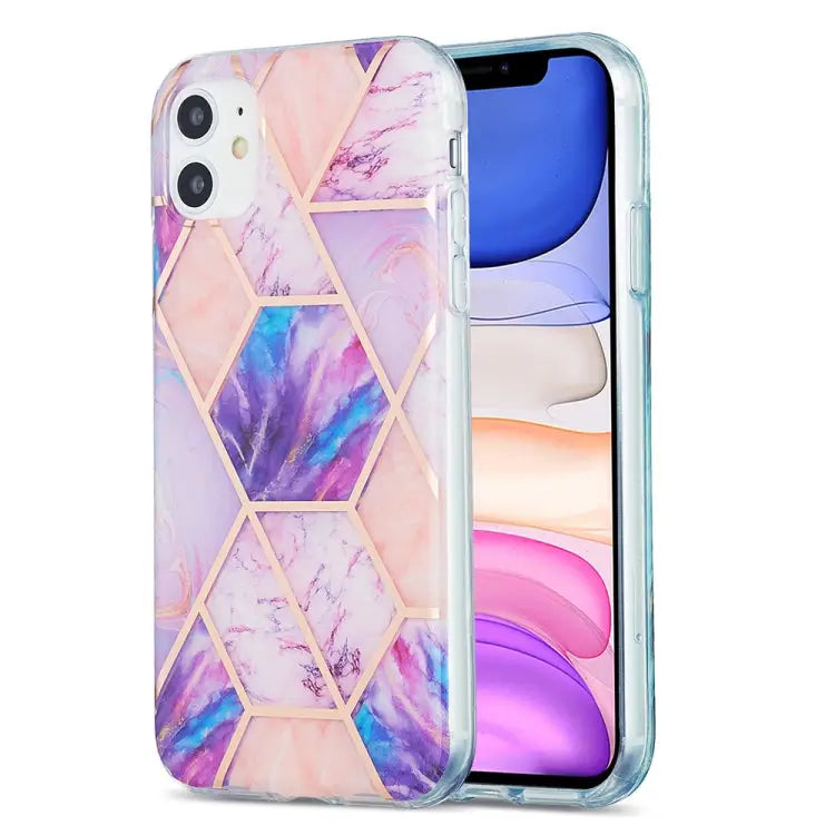 3D Electroplating Marble Pattern TPU Protective Case For iPhone 11 For iPhone 11 Pro For iPhone 11 Pro Max For iPhone