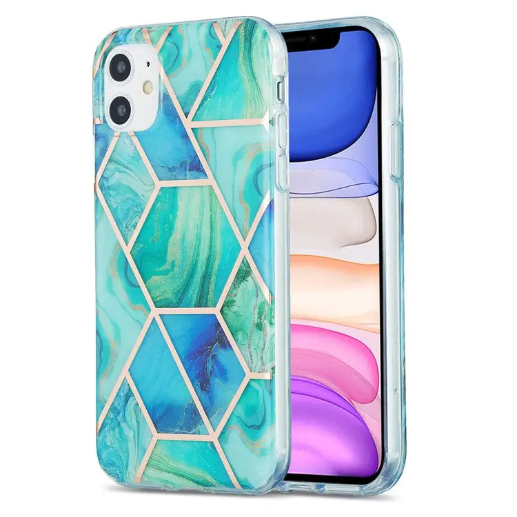 3D Electroplating Marble Pattern TPU Protective Case For iPhone 11 For iPhone 11 Pro For iPhone 11 Pro Max For iPhone