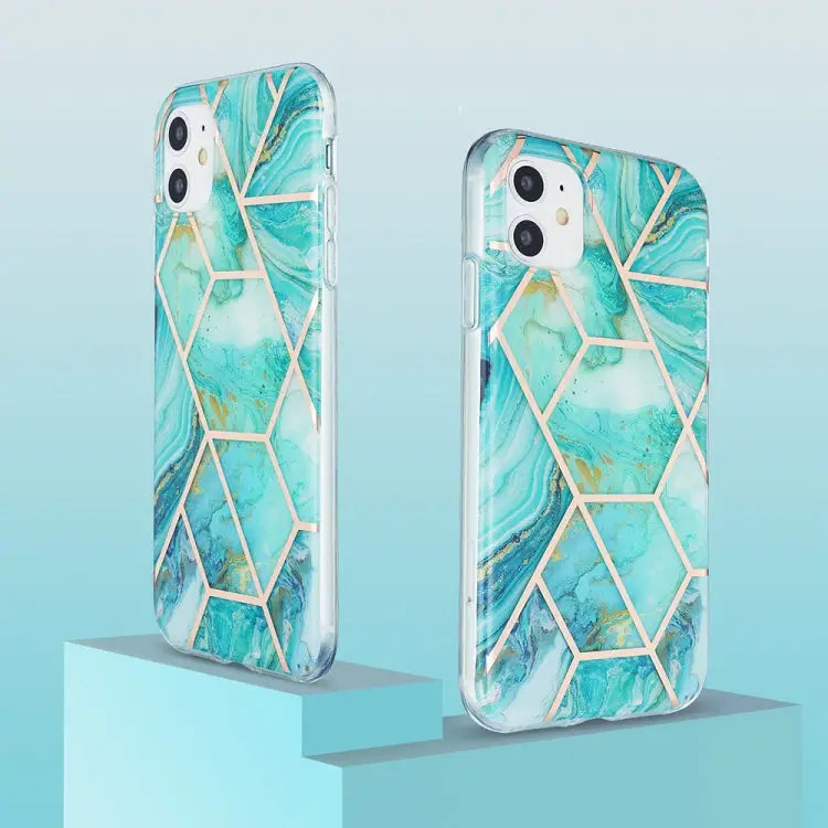 3D Electroplating Marble Pattern TPU Protective Case For iPhone 11 For iPhone 11 Pro For iPhone 11 Pro Max For iPhone