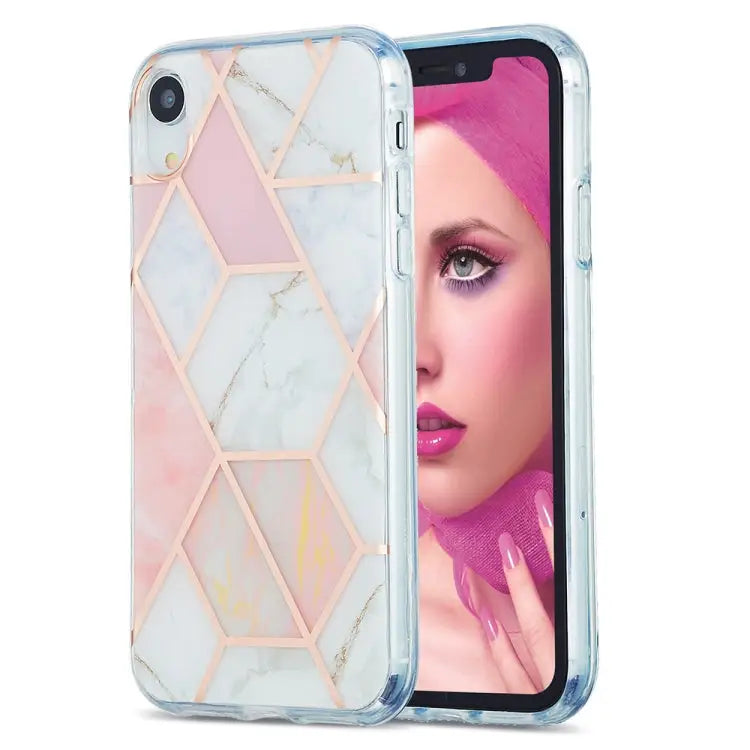 3D Electroplating Marble Pattern TPU Protective Case For iPhone 12 / 12 Pro For iPhone 12 Pro Max For iPhone XS / X