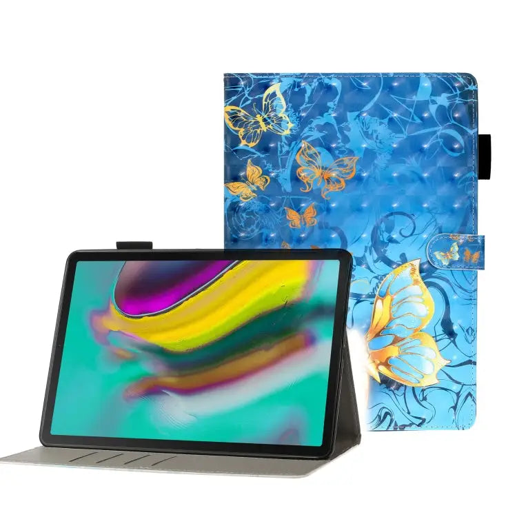 3D Embossing Pattern Horizontal Flip Leather Case with Holder & Card Slots & Wallet For Galaxy Tab A 8.0 (2019) T290