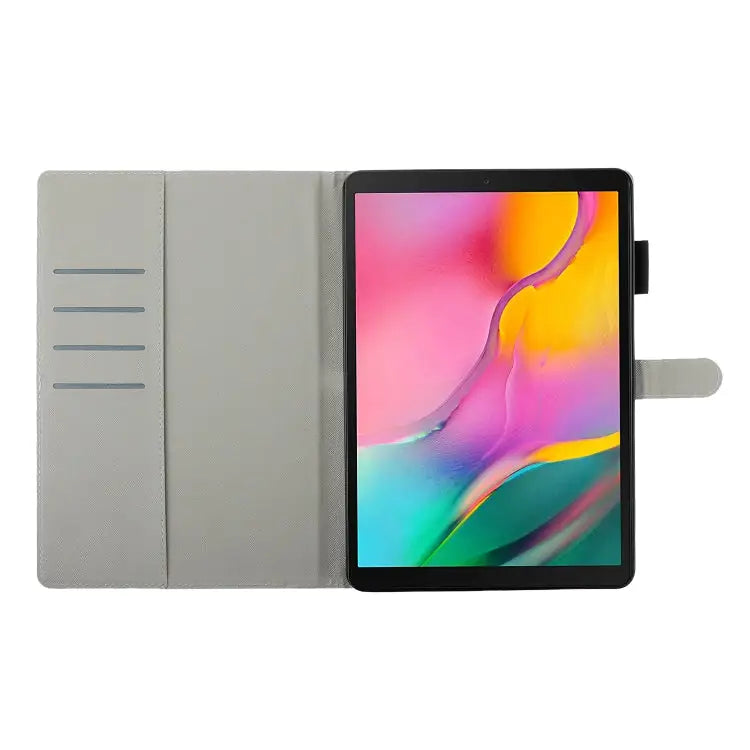 3D Embossing Pattern Horizontal Flip Leather Case with Holder & Card Slots & Wallet For Galaxy Tab A 8.0 (2019) T290
