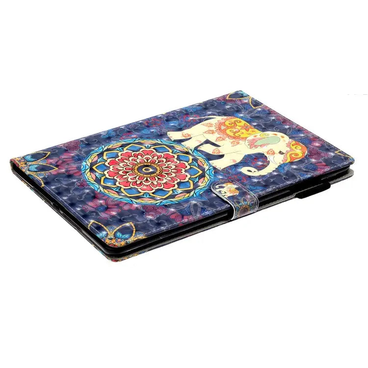 3D Embossing Pattern Horizontal Flip Leather Case with Holder & Card Slots & Wallet For iPad 10.2 For iPad 5 / 6 / 7