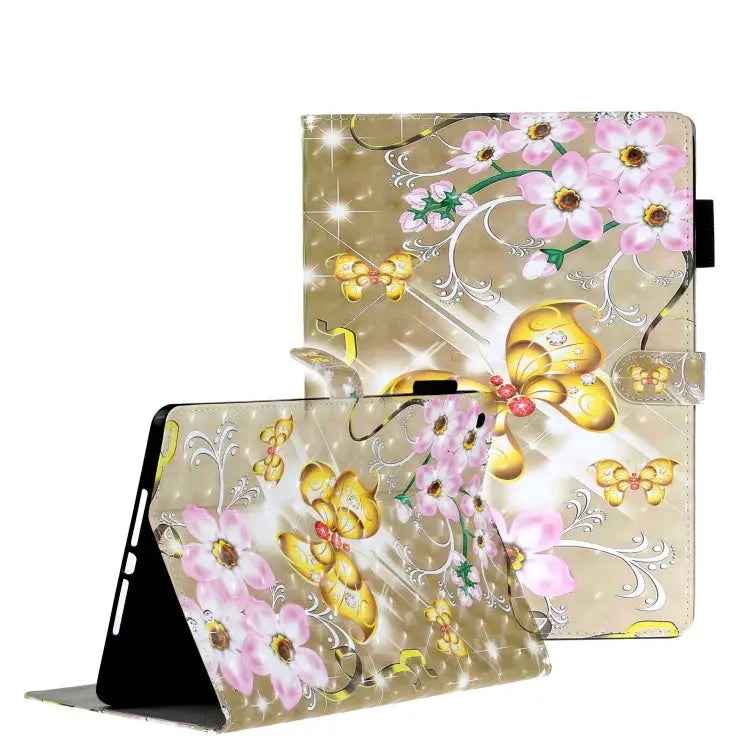 3D Embossing Pattern Horizontal Flip Leather Case with Holder & Card Slots & Wallet For iPad 10.2 For iPad 5 / 6 / 7