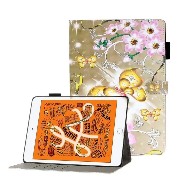 3D Embossing Pattern Horizontal Flip Leather Case with Holder & Card Slots & Wallet For iPad 10.2 For iPad 5 / 6 / 7