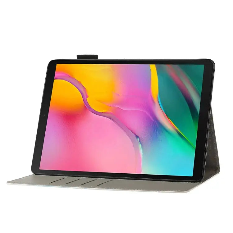 3D Embossing Pattern Horizontal Flip Leather Case with Holder & Card Slots & Wallet For Galaxy Tab A 8.0 (2019) T290