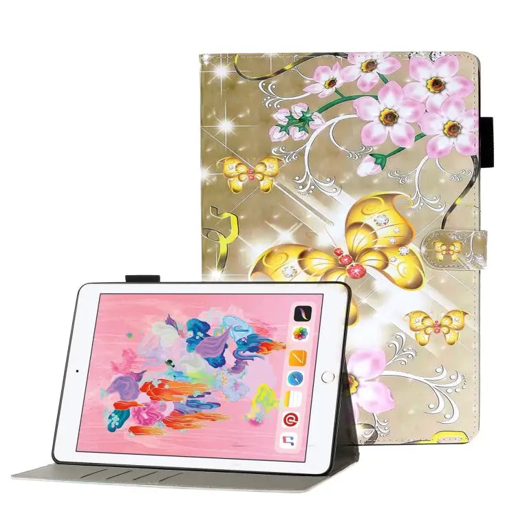 3D Embossing Pattern Horizontal Flip Leather Case with Holder & Card Slots & Wallet For iPad 10.2 For iPad 5 / 6 / 7