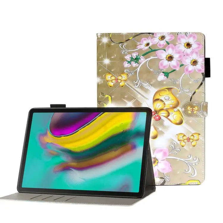 3D Embossing Pattern Horizontal Flip Leather Case with Holder & Card Slots & Wallet For Galaxy Tab A 8.0 (2019) T290