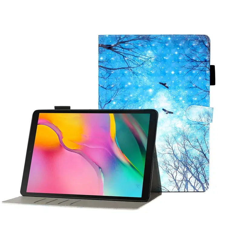 3D Embossing Pattern Horizontal Flip Leather Case with Holder & Card Slots & Wallet For Galaxy Tab A 8.0 (2019) T290