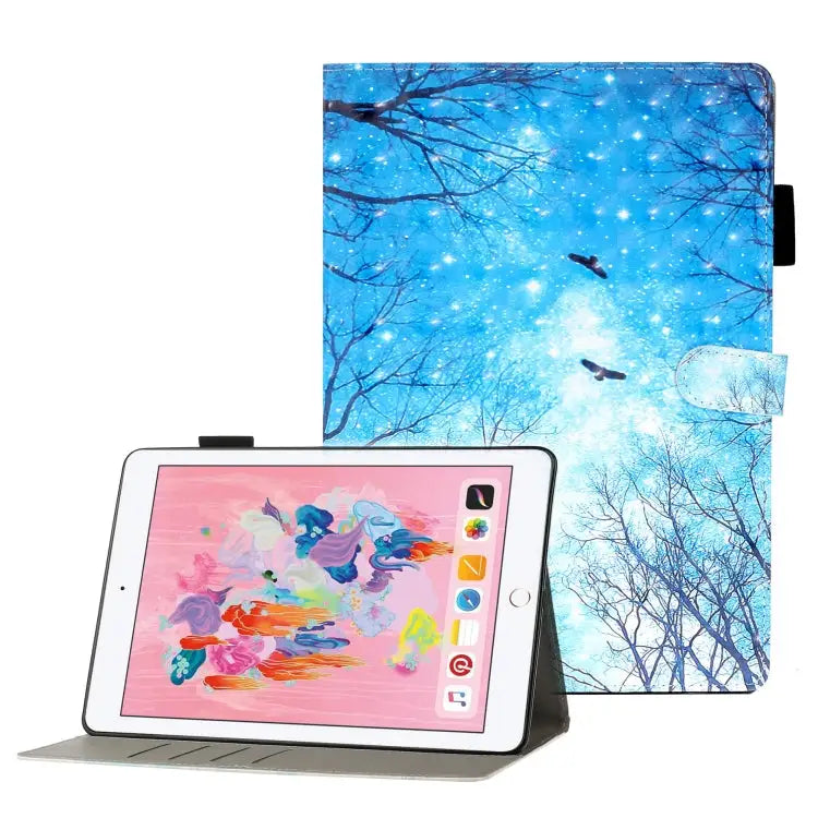 3D Embossing Pattern Horizontal Flip Leather Case with Holder & Card Slots & Wallet For iPad 10.2 For iPad 5 / 6 / 7