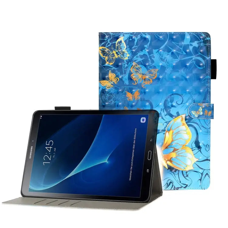 3D Embossing Pattern Horizontal Flip Leather Case with Holder & Card Slots & Wallet For Galaxy Tab A 8.0 (2019) T290