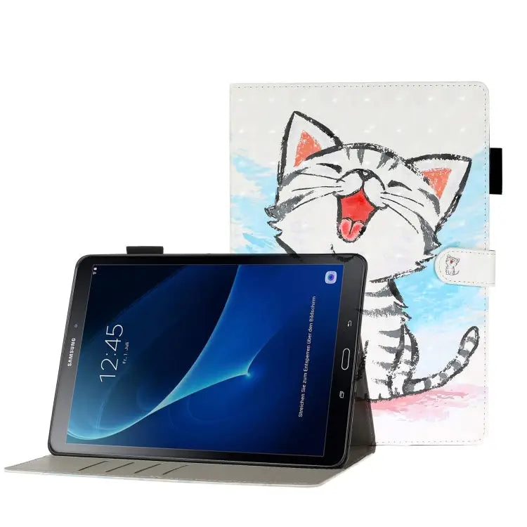 3D Embossing Pattern Horizontal Flip Leather Case with Holder & Card Slots & Wallet For Galaxy Tab A 8.0 (2019) T290