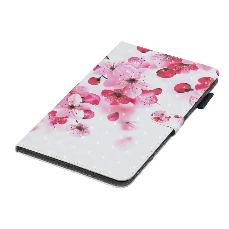 3D Horizontal Flip Leather Case with Holder & Card Slots