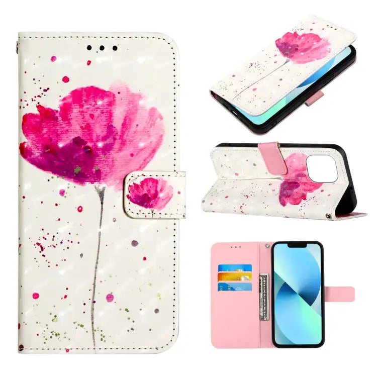 3D Painting Horizontal Flip Leather Phone Case For iPhone 14 For iPhone 14 Plus For iPhone 14 Pro - For iPhone 14 Plus